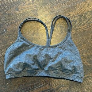 NAY Grey and Black Mesh Bralette